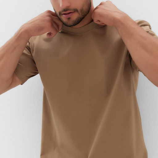 Футболка мужская MINAKU, бежевая, р-р 52-54