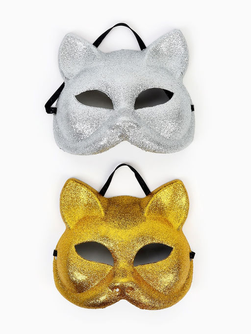 Цена за 2 шт. Карнавальная маска «Кошечка», цвета МИКС
