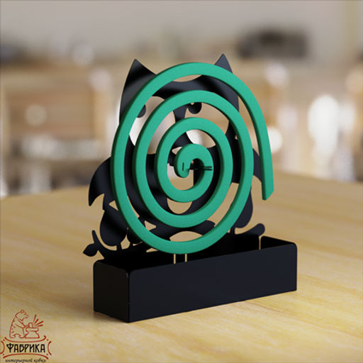 Декоративная подставка для спиралей от комаров Сова 704-206 - Фабрика интерьерной ковки фото 3