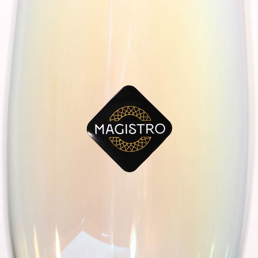 Бокалы для шампанского Magistro «Иллюзия», 180 мл, 5.5×27.5 см, набор 2 шт., стекло, перламутровые