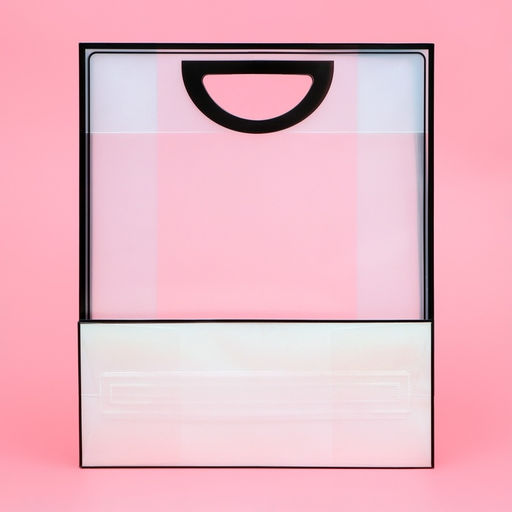 Пакет ПП с вырубной ручкой, прозрачный, 36×30×13 см, чёрный