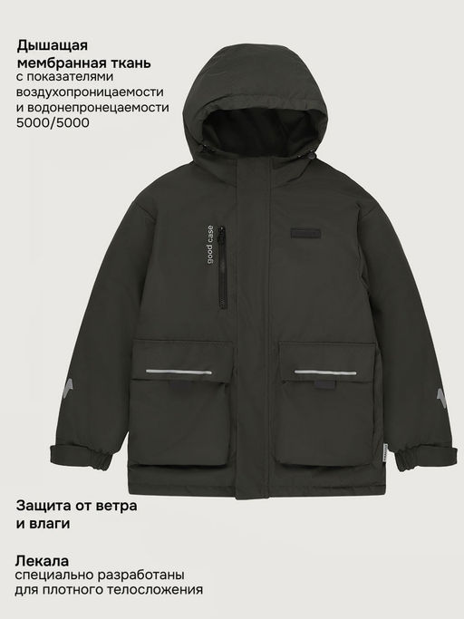 Парка п4м4326 хаки