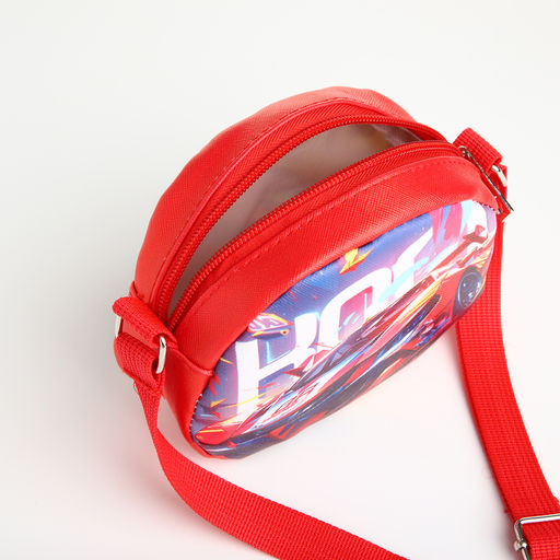 Сумка детская на молнии, красная