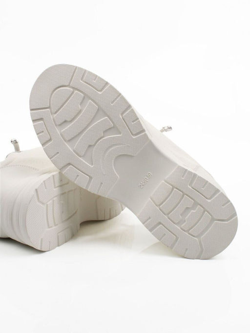 03-A331-5 WHITE Полуботинки спортивные женские (натуральная кожа)