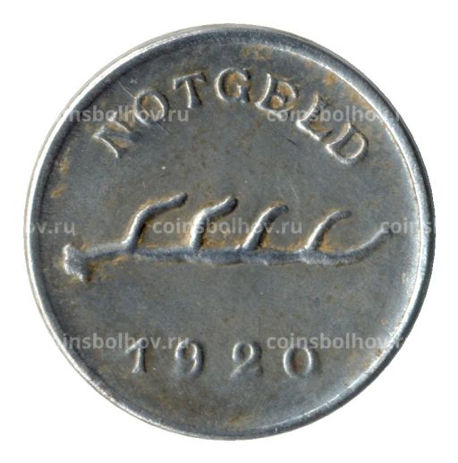 1 пфенниг 1920 года Германия  Нотгельд (Бад-Мергентхайм)