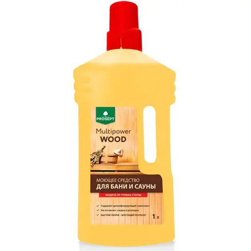 Multipower Wood Моющее средство для бани и сауны, 1л - Prosept фото 3