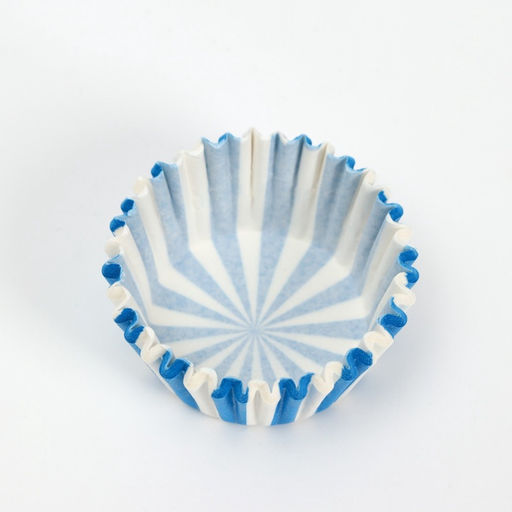 Формы для выпечки и упаковки конфет бумажная UPAK LAND «Калейдоскоп», набор 300 шт., 3.5×2 см, одноразовые, синие