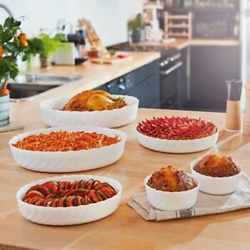 Набор жаропрочных блюд ТРИАНОН 3шт 22х16см+32х24см+36х29см овальные