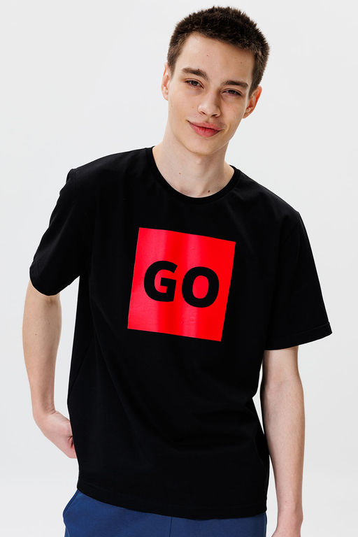 Футболка GO M1001p/40-02.176-182 черный - Pirs фото 4