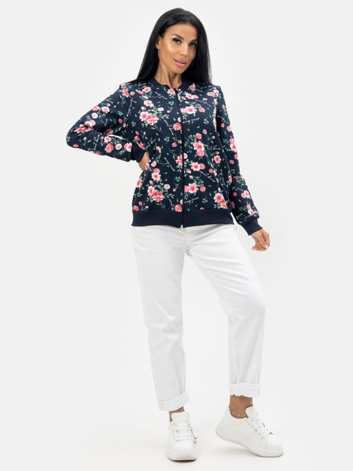 Бомбер женский на молнии - Милана фото 104