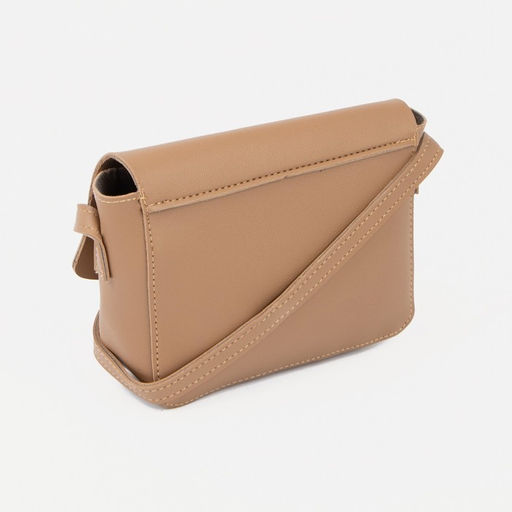 Сумка-мессенджер на клапане, длинный ремень, цвет коричневый - Simaland фото 2