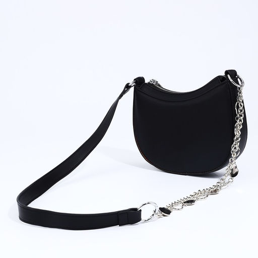 Сумка-багет на молнии, цвет чёрный - Simaland фото 11