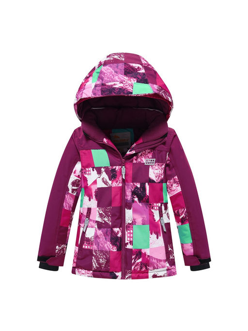 Горнолыжный костюм для девочки малинового цвета 9328M - Valianly фото 2