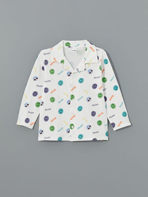 Resort Yaka Erkek ?ocuk Pijama Tak?m