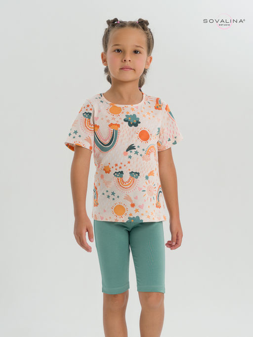 Костюм Актив радуга бохо-изумруд - Sovalina фото 6