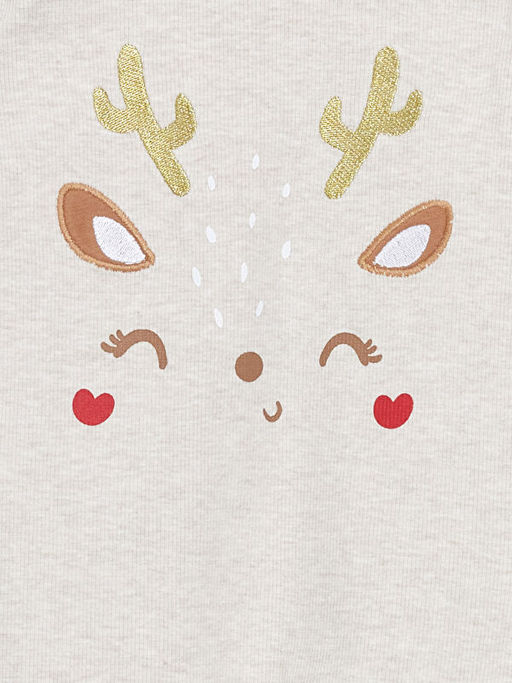 Bisiklet Yaka Nak??l? K?z Bebek Pijama Tak?m? - Waikiki фото 3