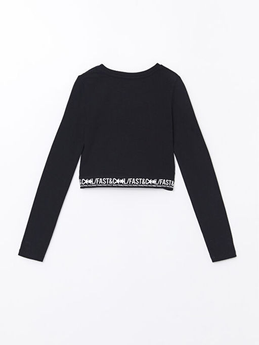 Bisiklet Yaka K?z ?ocuk Ti??rt