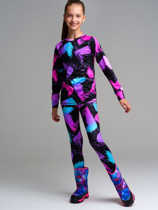 PlayToday / Термобелье для девочки: брюки, лонгслив