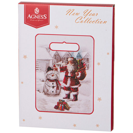 ПОДСТАВКА ПОД ГОРЯЧЕЕ AGNESS С НОВЫМ ГОДОМ! 20*15 СМ  фото 2
