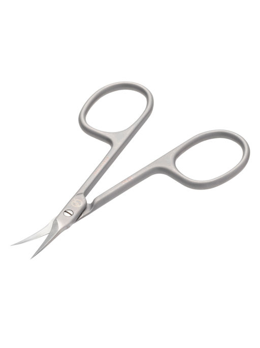 Frau Finger Ножницы маникюрные для кутикулы изогнутые / Premium PS 24, матовые, ручная заточка, 9,3 см