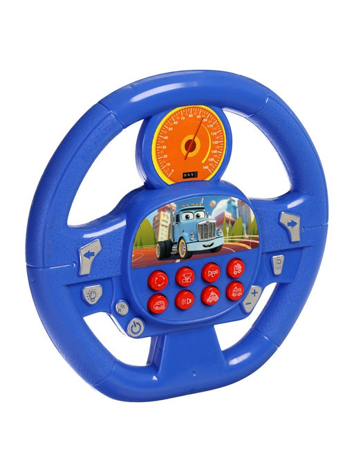Музыкальный руль «Весело рулим», работает от батареек, цвета микс