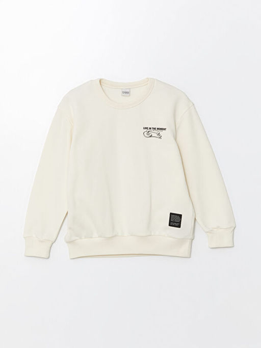 Bisiklet Yaka Erkek ?ocuk Sweatshirt - Waikiki фото 6