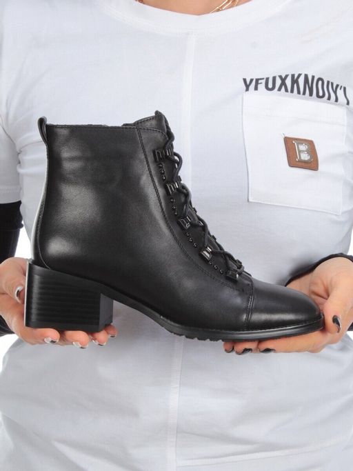 04-M20-6108 Ботинки женские зимние (натуральная кожа, натуральный мех) - Фабричный китай фото 14