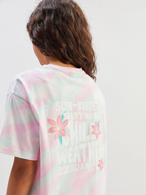 Bisiklet Yaka K?z ?ocuk Ti??rt