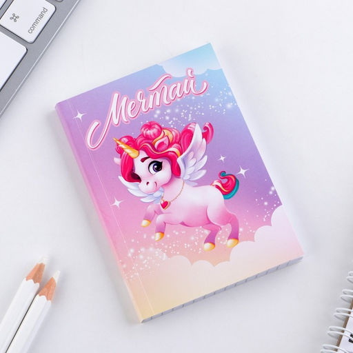 Блокнот Единорог, мягкая обложка, А7, 64 листа - Artfox фото 2