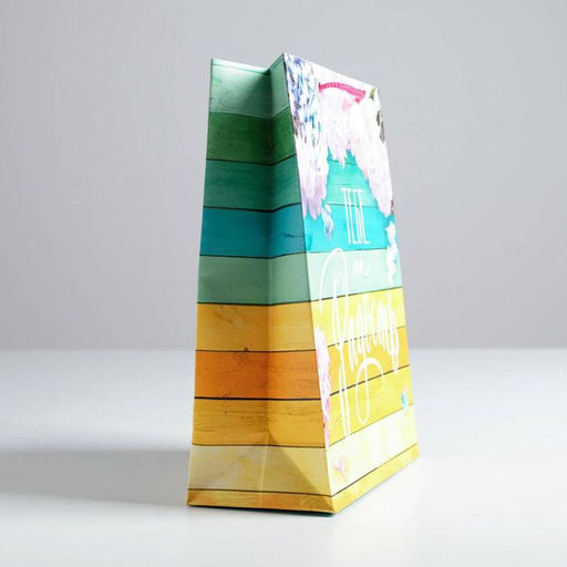 Пакет ламинированный вертикальный Тебе на радость, MS 18 23 8 см - Дарите счастье фото 2