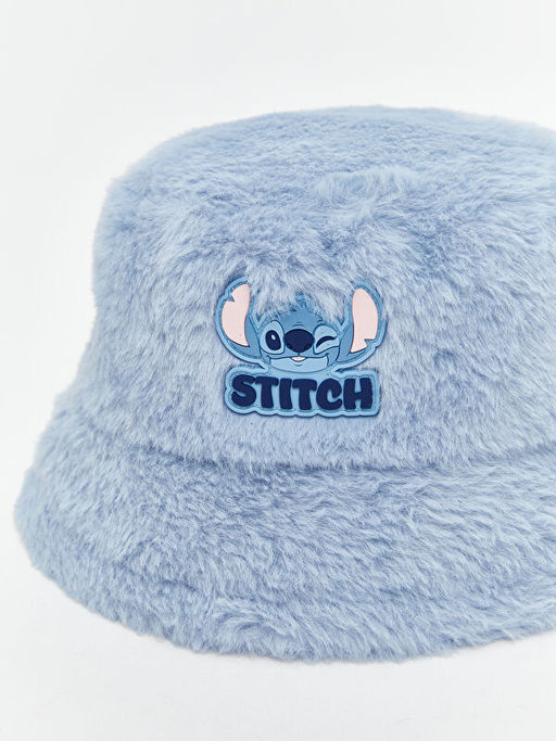 Lilo ve Stitch Bask?l? K?z ?ocuk Bucket ?apka