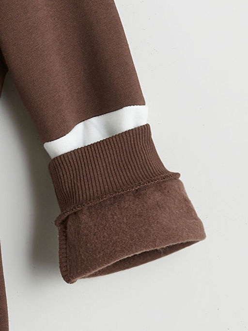 Bask?l? Erkek ?ocuk Sweatshirt ve E?ofman Alt?