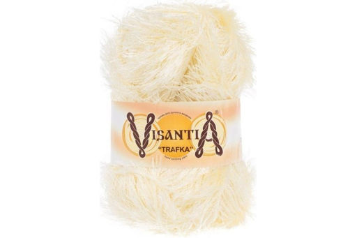 Травка однотонная (Trafka) пряжа Visantia 100%полиэстер 5х100г/150м  фото 29
