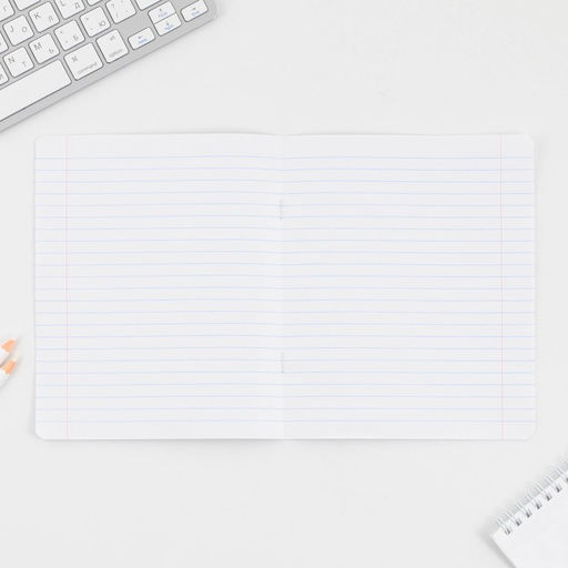 Тетрадь А5, 12 листов на скрепке в линию Школьные принадлежности, 5 видов МИКС, белизна 96% . - Artfox study фото 4