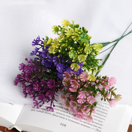 Цена за 12 шт. Букет искусственный «Мелкие цветочки», h=17 см, МИКС