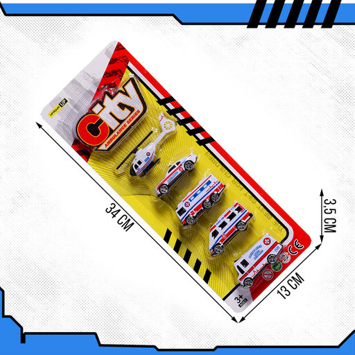 Набор машин Скорая помощь, 5 штук - Simaland фото 11