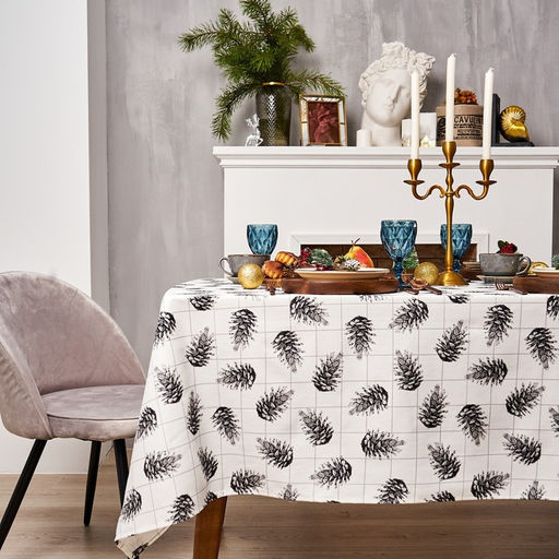 Скатерть новогодняя «Этель» Christmas 150×250 см, 100% хлопок, саржа 190 г/м²