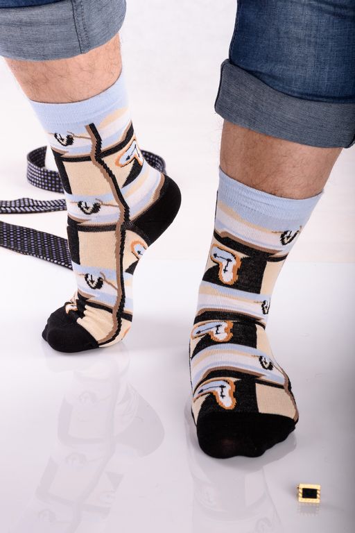 Цена за 6 пар. Носки Дали мужские - Berchelli фото 7