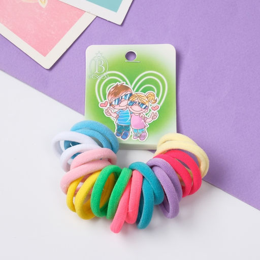 Цена за 4 шт. Резинки для волос «Амурные дела», набор 20 шт., любовь, 2 см, яркие