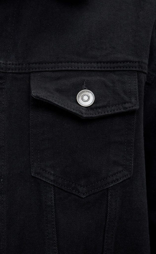 Куртка джинс P011-1336 black