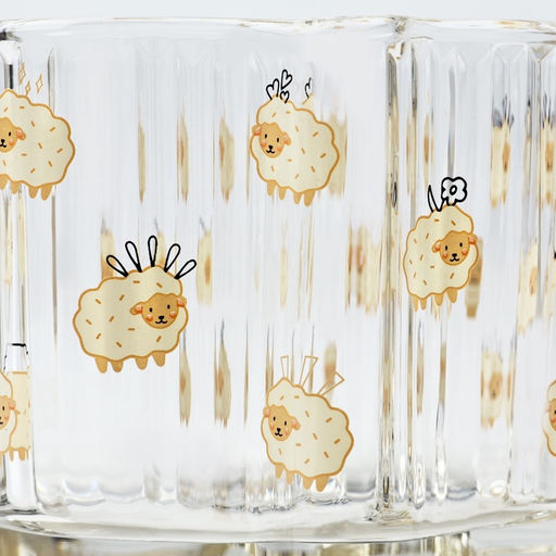 Кружка стеклянная «Барашки», 260 мл