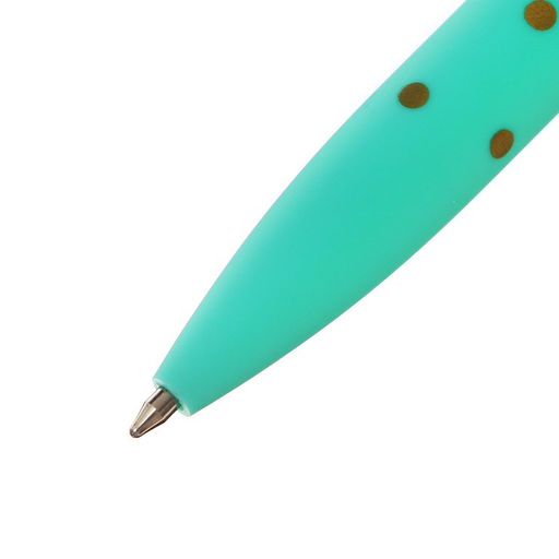 Набор 6 шт. Ручка шариковая автоматическая 0,5мм синяя, корпус с рисунком МИКС прорезиненный - Simaland фото 3