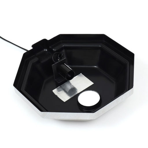 Аквариум "Восьмигранный" с крышкой, 24 литра, 25 х 25 х 45/50 см, беленый дуб