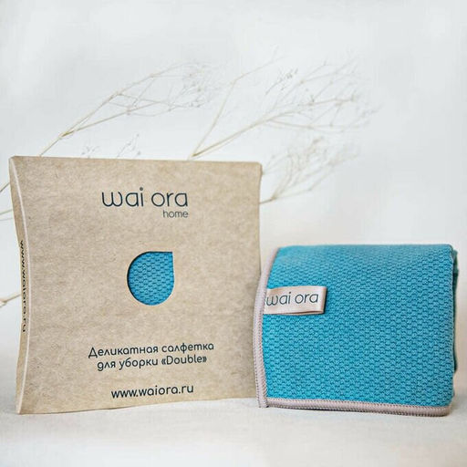 Деликатная салфетка для уборки Double (Морская волна) - Wai ora фото 2