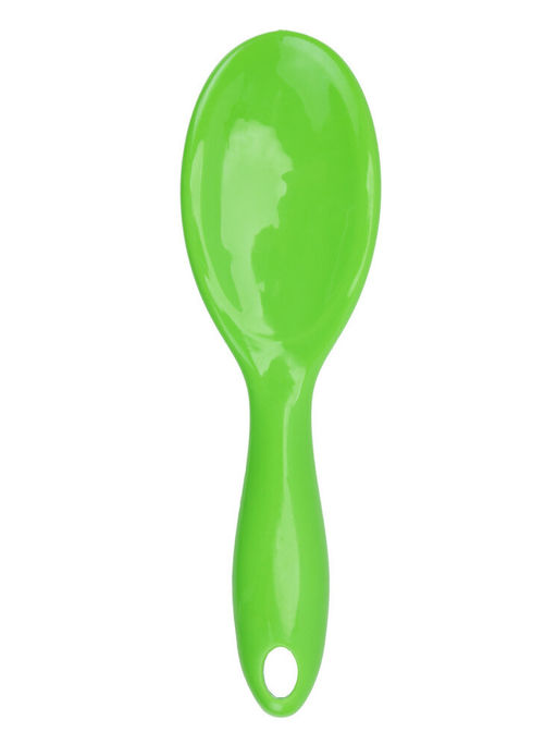 Kristaller Расчёска массажная для волос / Вогнутая 975, пластик, 22 см, салатовый