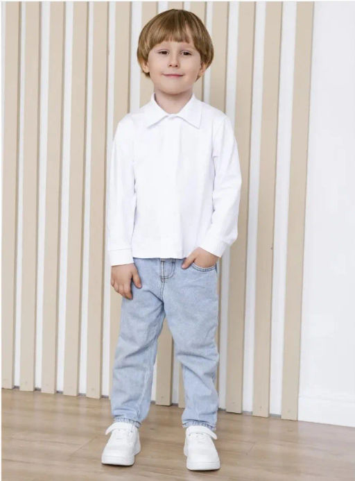 Рубашка кулирка с лайкрой 1649100201 - Youlala фото 5