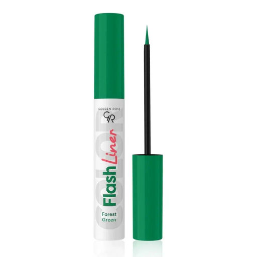 Golden Rose Подводка FLASH LINER COLORED тон 102_FOREST GREEN лесной зелёный