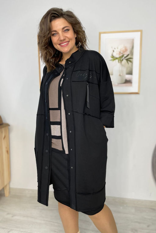 Кардиган Rumoda 2019/5-Р черный  фото 7