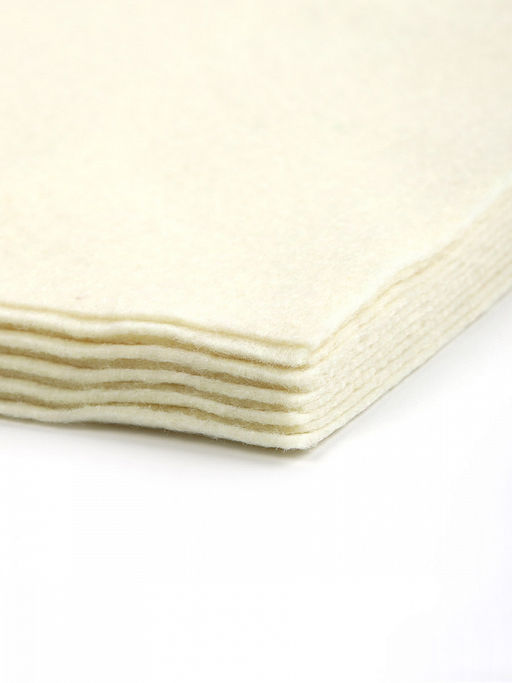 Фетр листовой мягкий Magic 4 Hobby 1мм 20х30см арт.FLT-S1 уп.10 листов цв.647/076 топ.молоко