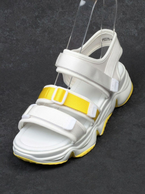 08-PED76-4 WHITE Босоножки (текстиль, стелька натуральная кожа)